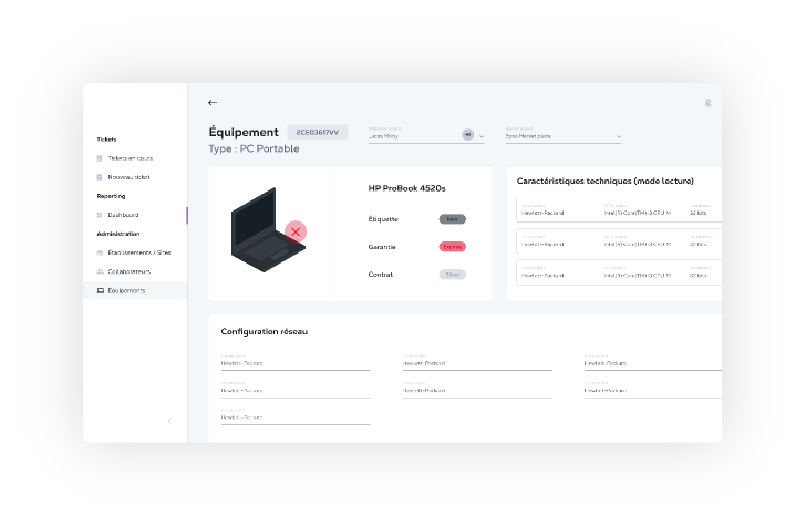 NowInventory recensement des équipements et licences